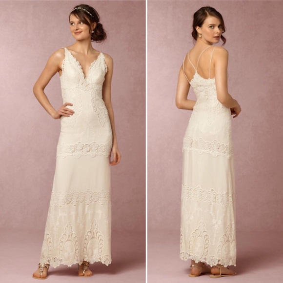 Anthropologie Dresses & Skirts - Catherine Deane Alexa Dress Ivory Lace Wedding